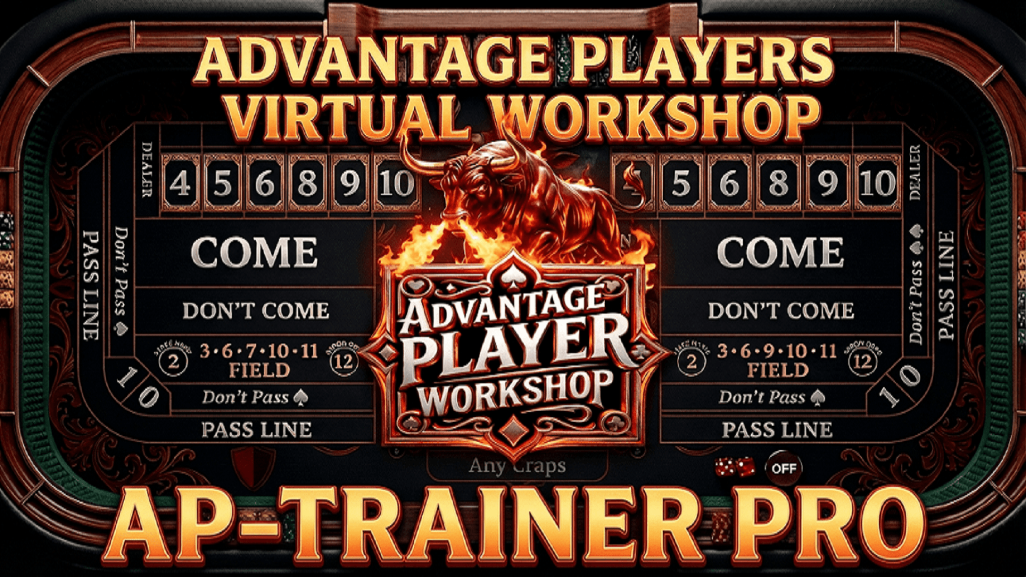 Advantage Player Workshop — Live Craps & Blackjack Simulator